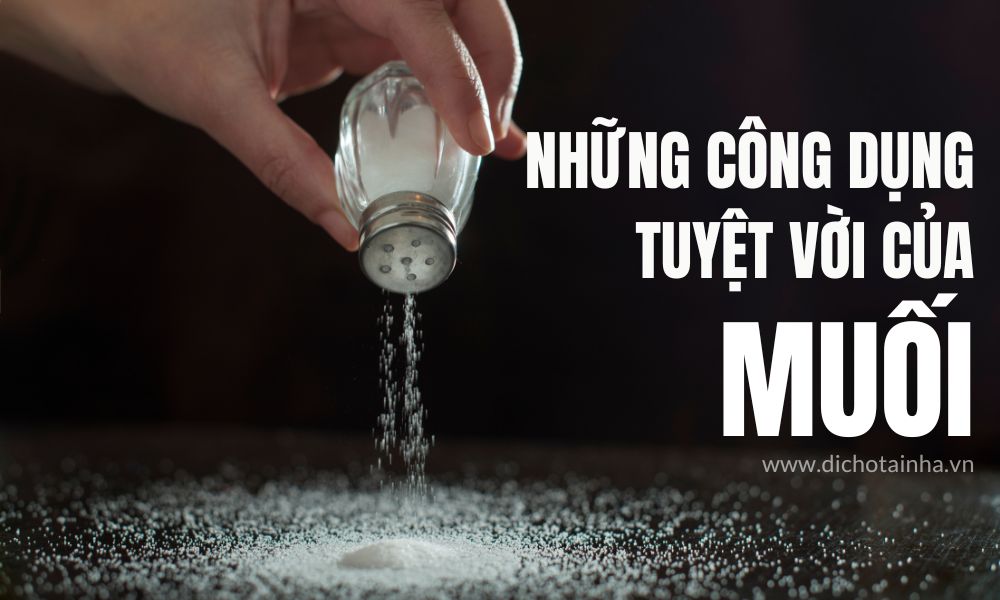 công dụng của muối, công dụng của muối hột, công dụng của muối là gì, tác dụng của muối là gì, tác dụng của muối với cơ thể,